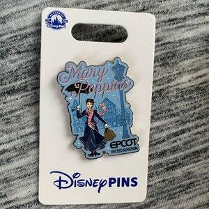 2024 Disney Parks Epcot World Showcase Pin UK United Kingdom Mary Poppins BNWT